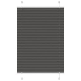 Roleta plisowana czarna 100x150 cm Szerokość tkaniny 99,4 cm Lumarko!