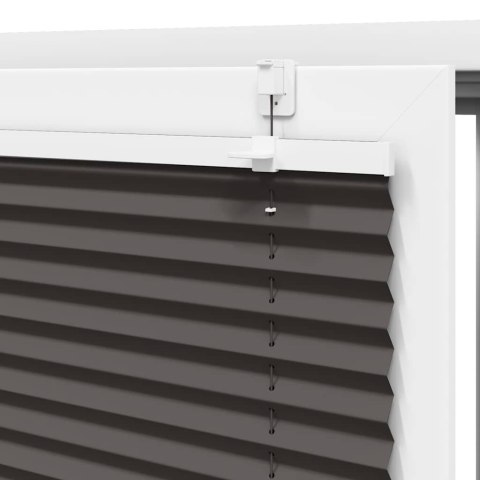 Roleta plisowana czarna 100x150 cm Szerokość tkaniny 99,4 cm Lumarko!