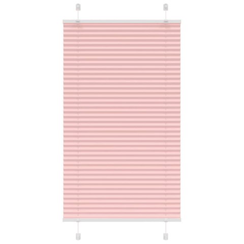 Roleta plisowana różowa 75x100 cm Szerokość tkaniny 74,4 cm Lumarko!