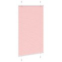 Roleta plisowana różowa 75x100 cm Szerokość tkaniny 74,4 cm Lumarko!
