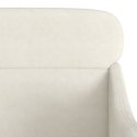 Fotel, kremowy, 63x76x80 cm, obity aksamitem Lumarko!