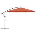 Parasol wiszący z aluminiowym słupkiem, 350 cm, terakotowy Lumarko!