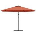 Parasol wiszący z aluminiowym słupkiem, 350 cm, terakotowy Lumarko!