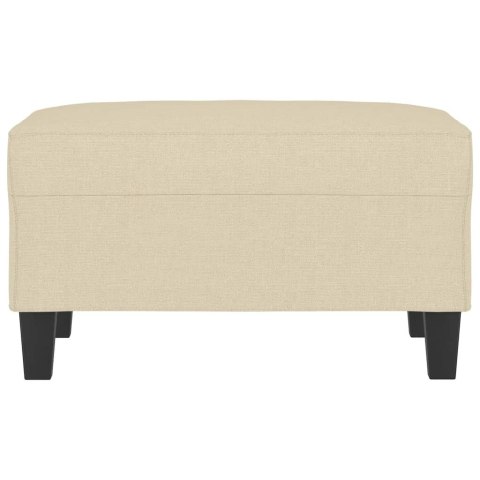 Podnóżek, kremowy, 70x55x41 cm, tapicerowany tkaniną Lumarko!