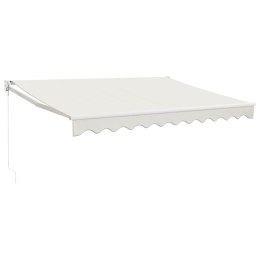 Zwijana markiza, kremowa, 3,5x2,5 m, tkanina i aluminium Lumarko!