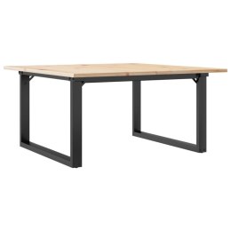 Stolik kawowy z czworokątnymi nogami, 80x80x45 cm Lumarko!