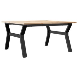 Stolik kawowy z nogami w kształcie litery Y, 80x80x45 cm Lumarko!