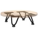 Nogi do stołu Hairpin, 4 szt., czarne, 10 cm, lita stal Lumarko!