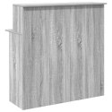 Biurko recepcyjne szare Sonoma 100x50x103,5 cm Drewno klejone Lumarko!