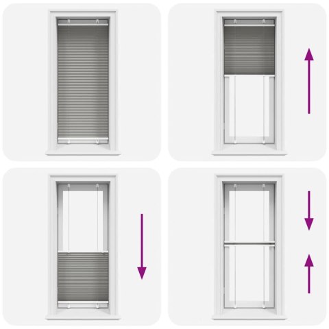 Roleta plisowana antracytowa 65x150 cm Szerokość tkaniny 64,4cm Lumarko!