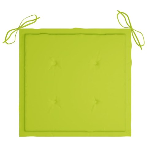 Składane krzesła ogrodowe, 2 szt., poduszki, drewno akacjowe Lumarko!