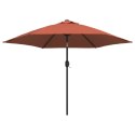 Parasol ogrodowy na metalowym słupku, terakotowy, 300 cm Lumarko!