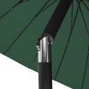 Parasol ogrodowy na słupku aluminiowym, 270 cm, zielony Lumarko!