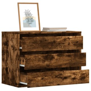 VidaXL Komoda, przydymiony dąb, 80x41x58 cm, materiał drewnopochodny