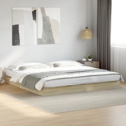 Rama łóżka bez materaca Sonoma Oak 180x200cm Drewno klejone Lumarko!