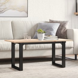 Stolik kawowy z czworokątnymi nogami, 90x40x45 cm Lumarko!