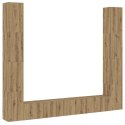 Wiszące szafki telewizyjne, 6 szt., dąb artisan Lumarko!