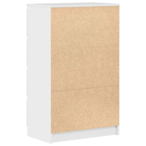  Komoda na wysoki połysk, biała, 60x35x98,5 cm, płyta wiórowa Lumarko!