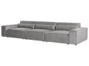 Sofa modułowa 3-osobowa szara HELLNAR Lumarko!