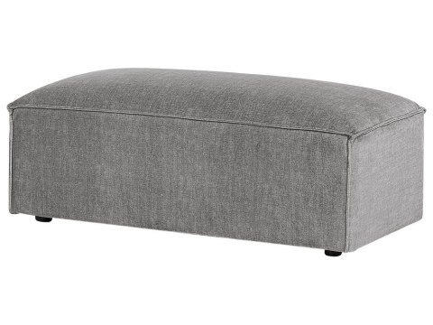 Sofa modułowa 3-osobowa z otomaną szara HELLNAR