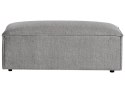 Sofa modułowa 3-osobowa z otomaną szara HELLNAR Lumarko!