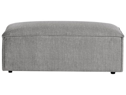 Sofa modułowa 3-osobowa z otomaną szara HELLNAR