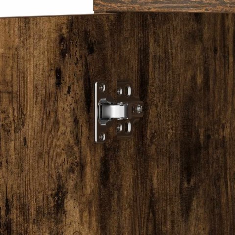  Szafka łazienkowa, przydymiony dąb, 30x30x183,5 cm Lumarko!