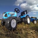 Traktor Landini Niebieski na Pedały z Przyczepką od 3 Lat Lumarko!