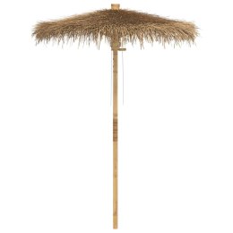 Parasol Tiki z baldachimem z liści bananowca, 150 cm, bambus Lumarko!