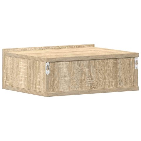  Wisząca szafka nocna, dąb Sonoma, 40x30x15 cm, płyta wiórowa Lumarko!