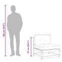 2-osobowa sofa ogrodowa z poduszkami, lite drewno sosnowe Lumarko!