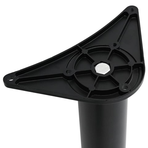  4 Nogi do stołu z regulacją wysokości 1100 mm Czarne Lumarko!