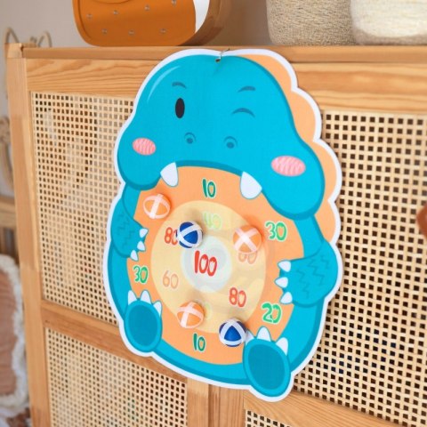 Gra w Rzutki Pistolet Dinozaur na Kulki Rzepy Tarcza Punkty Strzelanie Lek Lumarko!