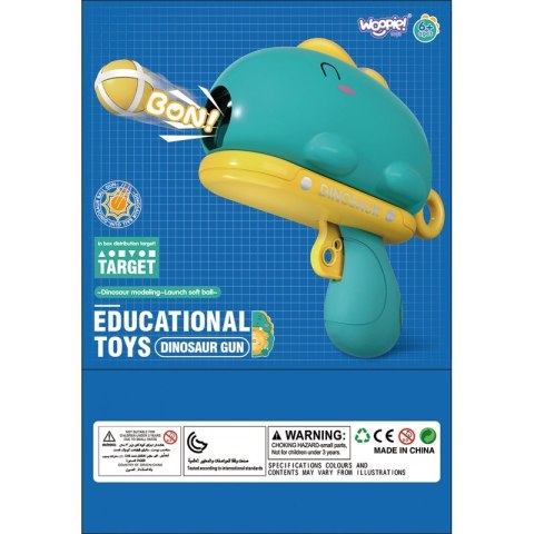 Gra w Rzutki Pistolet Dinozaur na Kulki Rzepy Tarcza Punkty Strzelanie Lek Lumarko!