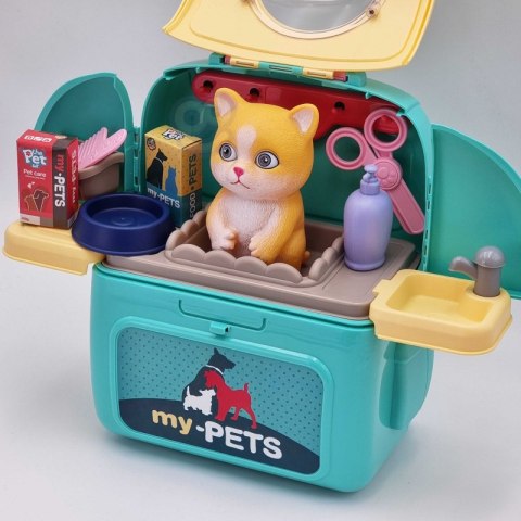 WOOPIE Kotek Przenośny Salon Piękoności 2w1 w Plecaku Transporter Lumarko!