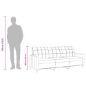  Sofa 3-osobowa, brązowa, 210 cm, tapicerowana tkaniną Lumarko! Lumarko!