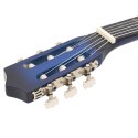  Gitara akustyczna z wycięciem, 6 strun, niebieska, 38" Lumarko!