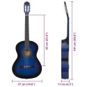  Gitara klasyczna dla początkujących, 4/4, 39", drewno lipowe Lumarko!