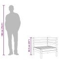  Ogrodowa sofa narożna, lite drewno sosnowe Lumarko!