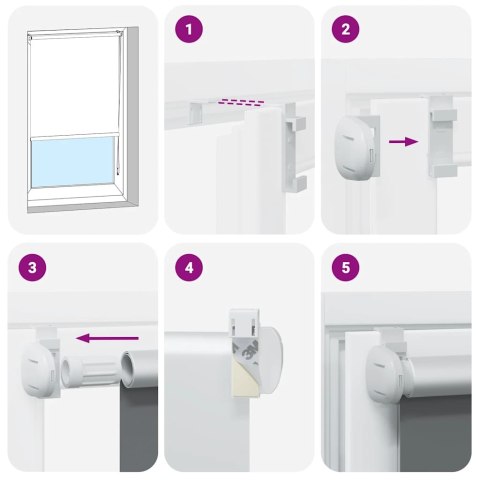  Roleta przeciwsłoneczna 120 x 230 cm Morska Lumarko!