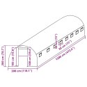  Zastępcze pokrycie szklarni (36 m²), 300x1200x200 cm, zielone Lumarko!