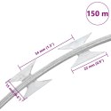 VidaXL Drut Concertina NATO, stal, 150 m