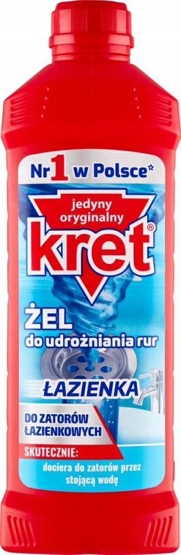 Kret Żel Do Udrożniania Rur Łazienka 500g..