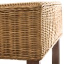  Krzesła stołowe, 2 szt., brązowe, naturalny rattan Lumarko!