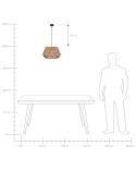 Lampa wisząca BIRAU Juta Naturalny Lumarko!
