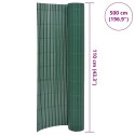  Ogrodzenie dwustronne, 110x500 cm, zielone Lumarko!