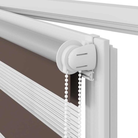 Roleta w pasy (80 x 175 cm) kawa Lumarko! Lumarko!