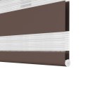Roleta w pasy (80 x 175 cm) kawa Lumarko! Lumarko!