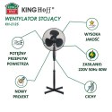 WENTYLATOR WIATRAK STOJĄCY PODŁOGOWY KINGCOOL KC-2125 czarny Lumarko!
