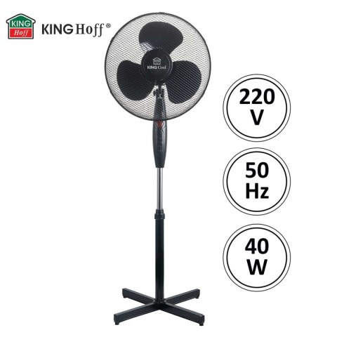 Wentylator Wiatrak Stojący Podłogowy Kingcool Kc-2125 Czarny Lumarko!